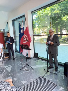 Svečana otvoritev spominske vitrine 1