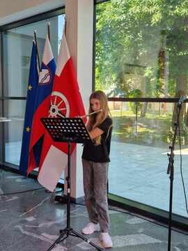 Svečana otvoritev spominske vitrine 14