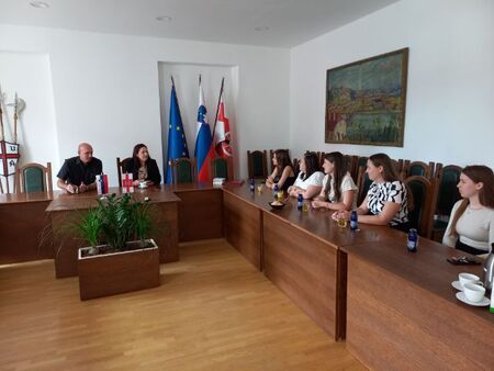 Sprejem srednješolk pri županji 3