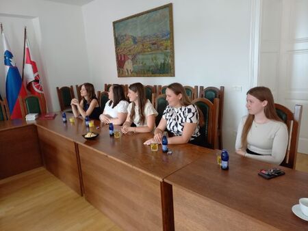 Sprejem srednješolk pri županji 4